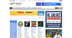 Desktop Screenshot of bigvalleynews.com